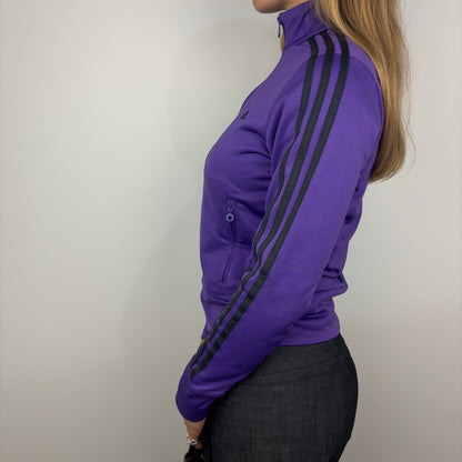 Purple Adidas Tracksuit Top