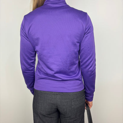 Purple Adidas Tracksuit Top