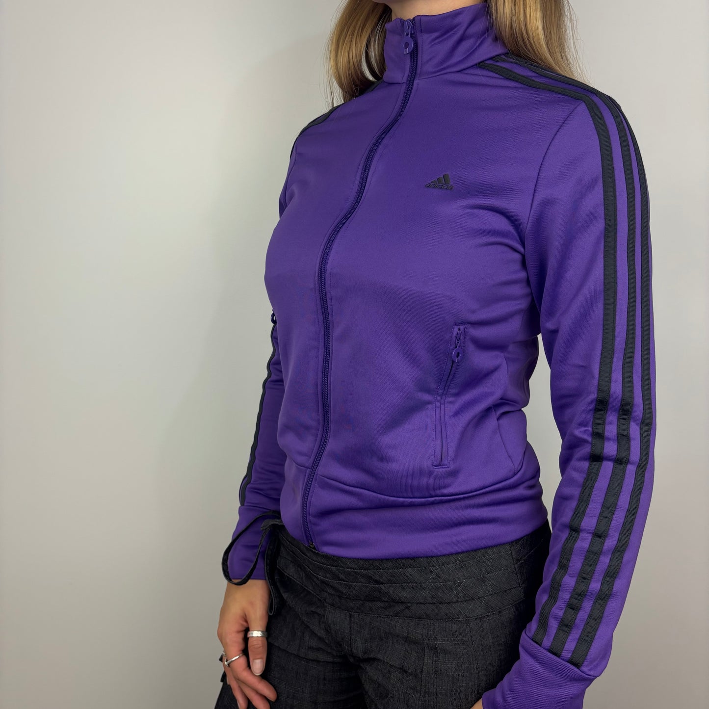 Purple Adidas Tracksuit Top