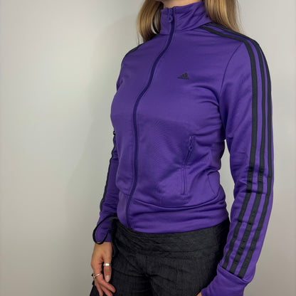 Purple Adidas Tracksuit Top