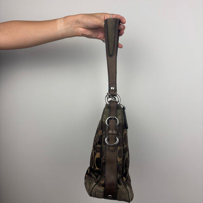 Coach Chelsea Optic Hobo Bag Brown