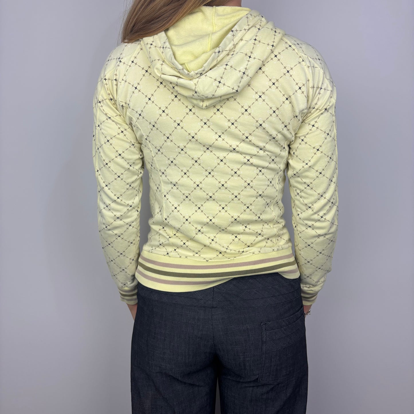 Yellow Y2K Adidas Hoodie