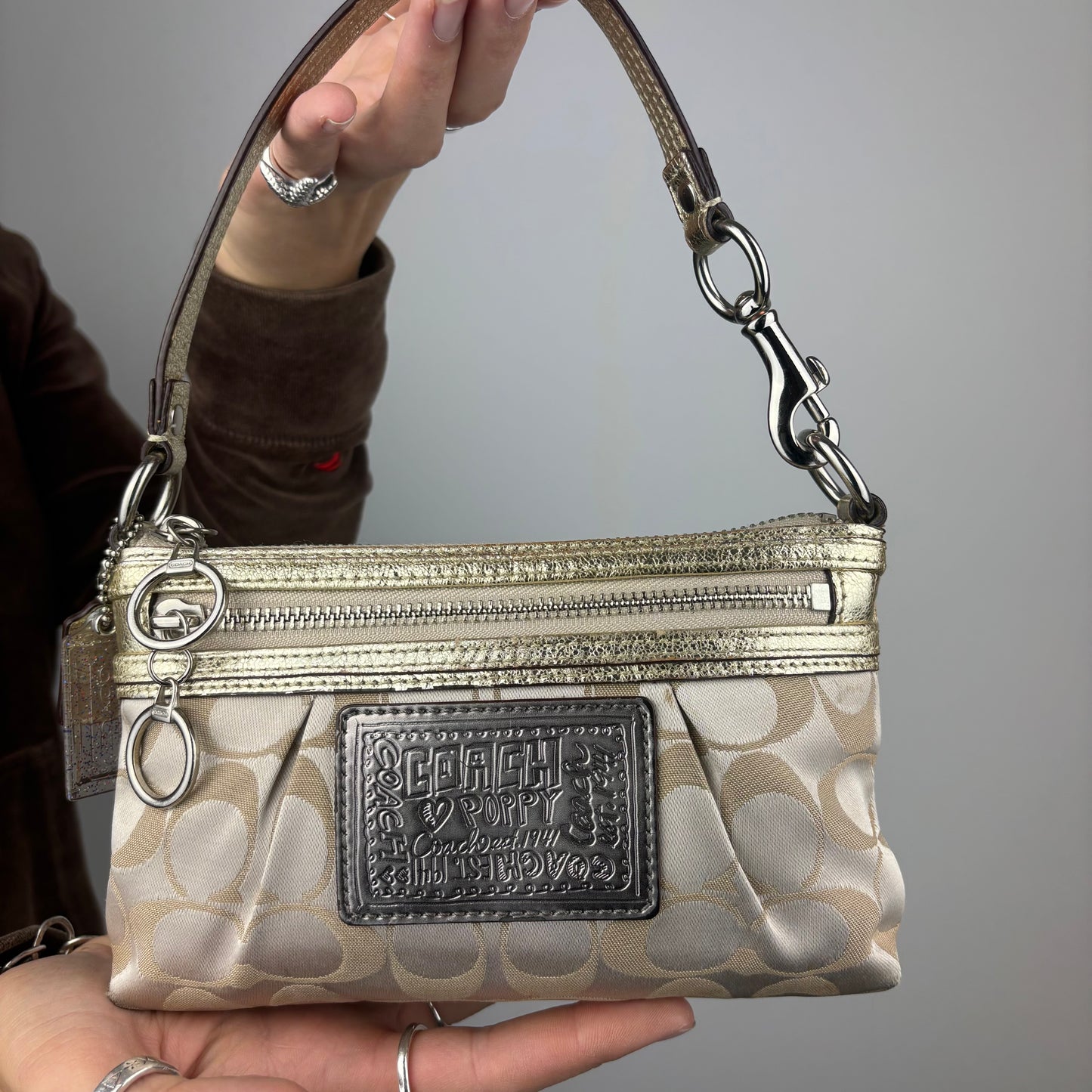 Coach Signature Poppy Mini Bag