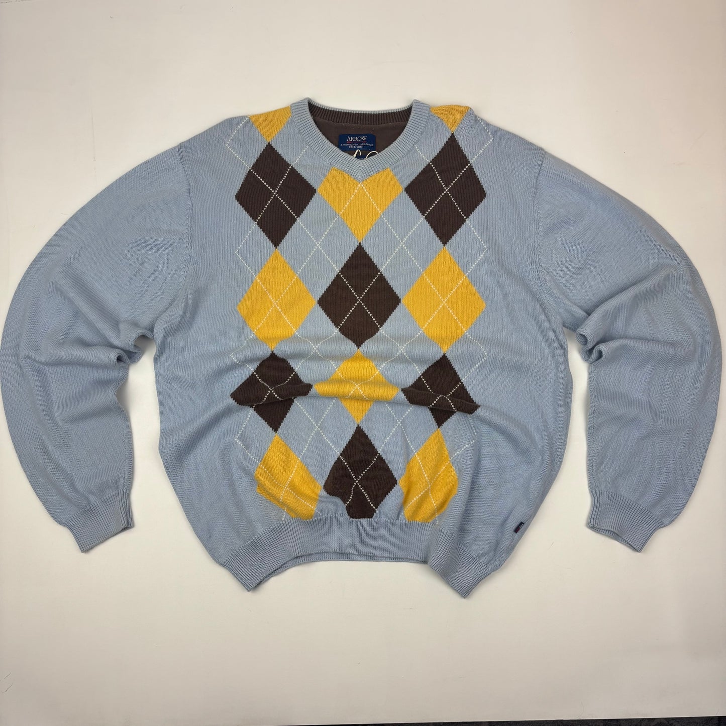 Vintage Argyle Sweater