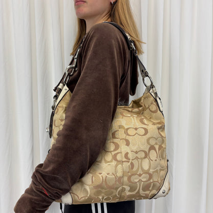 Coach Op Art Large Carly Bag