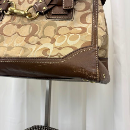 Coach Op Art Hamptons Medium Satchel Bag