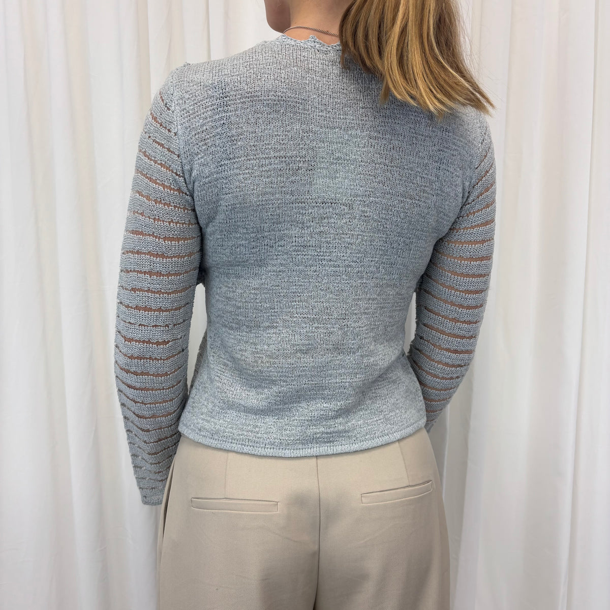 Italian Beaded Tie Top
