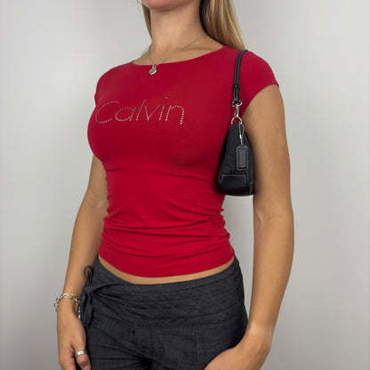 Calvin Klein Red Baby Tee