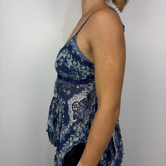 Miss Wan Assymetric Paisley Cami