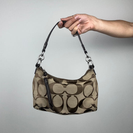 Coach Signature Stripe Demi Bag