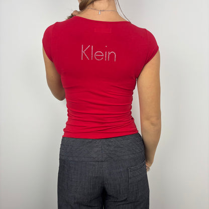 Calvin Klein Red Baby Tee