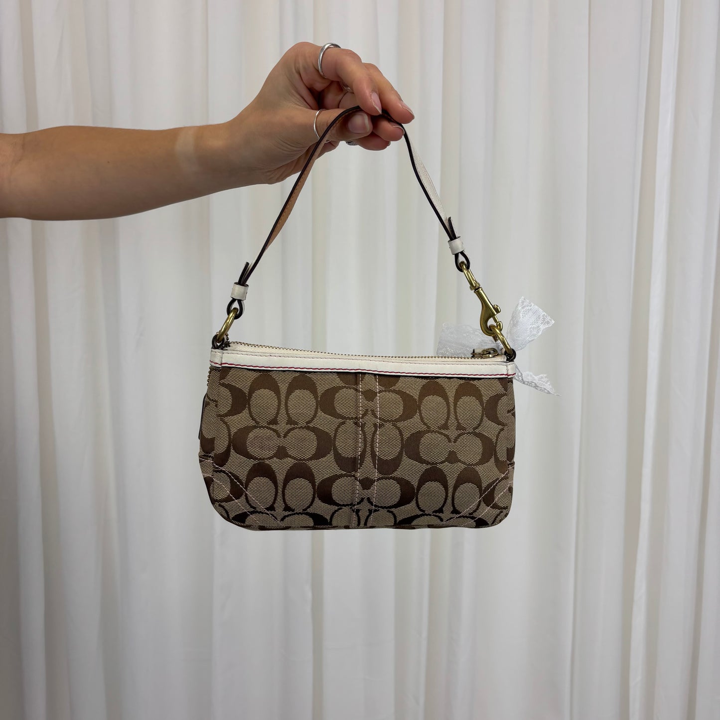 Coach Signature Poppy Floral Demi Bag