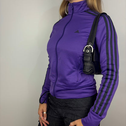Purple Adidas Tracksuit Top