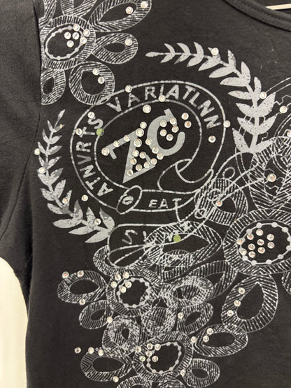 Miss Sixty Rhinestone Baby Tee
