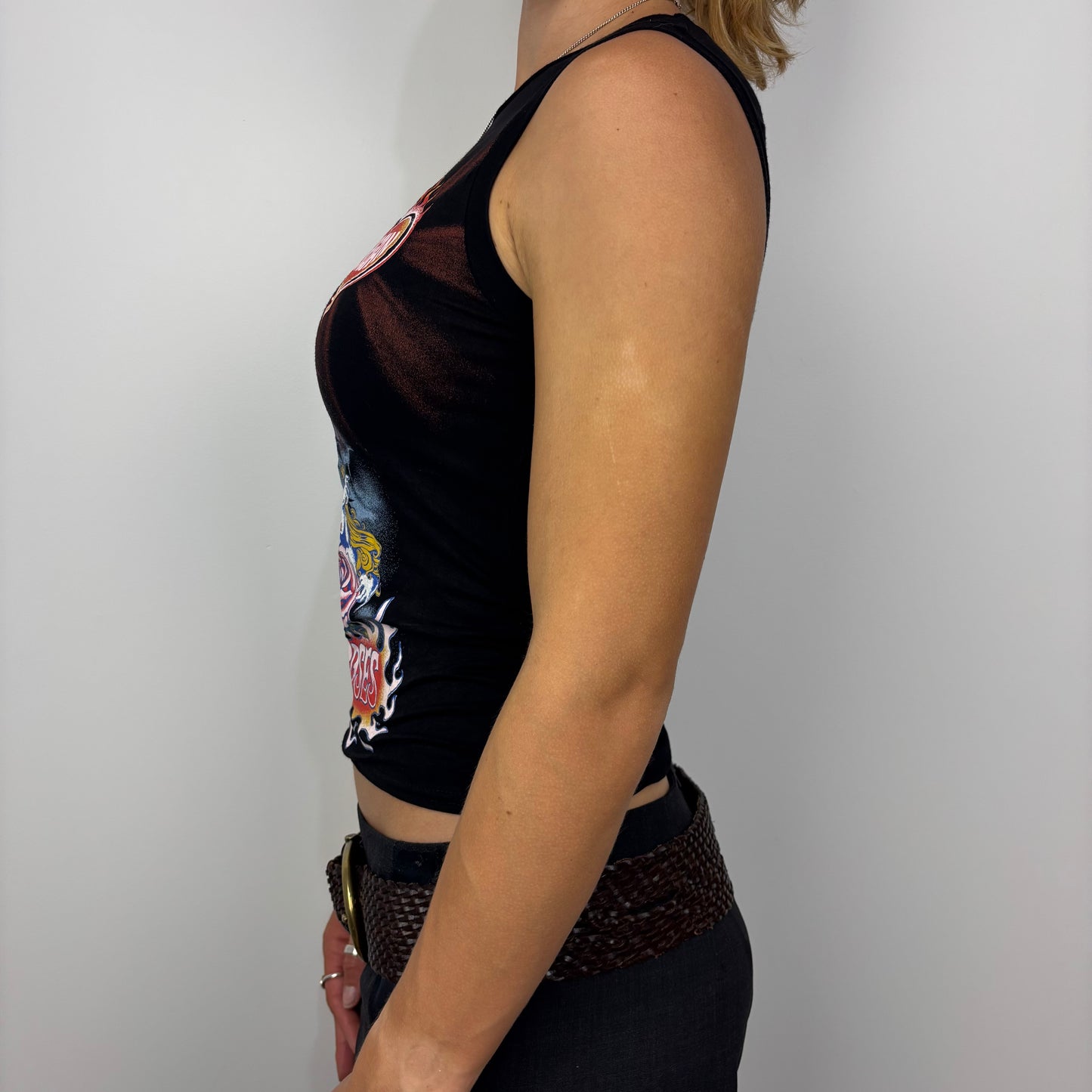 Morgan Love Roses Sleeveless Graphic