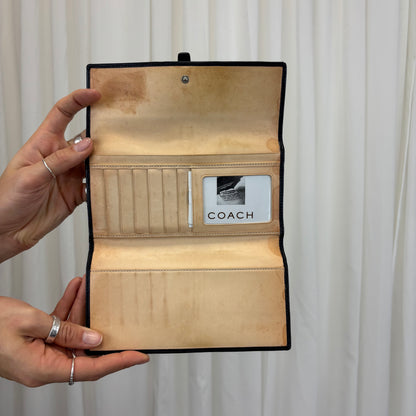 Coach Signature Bifold Hamptons Wallet