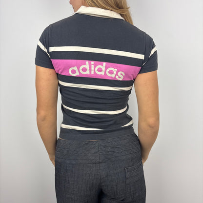Striped Adidas Polo Baby Tee
