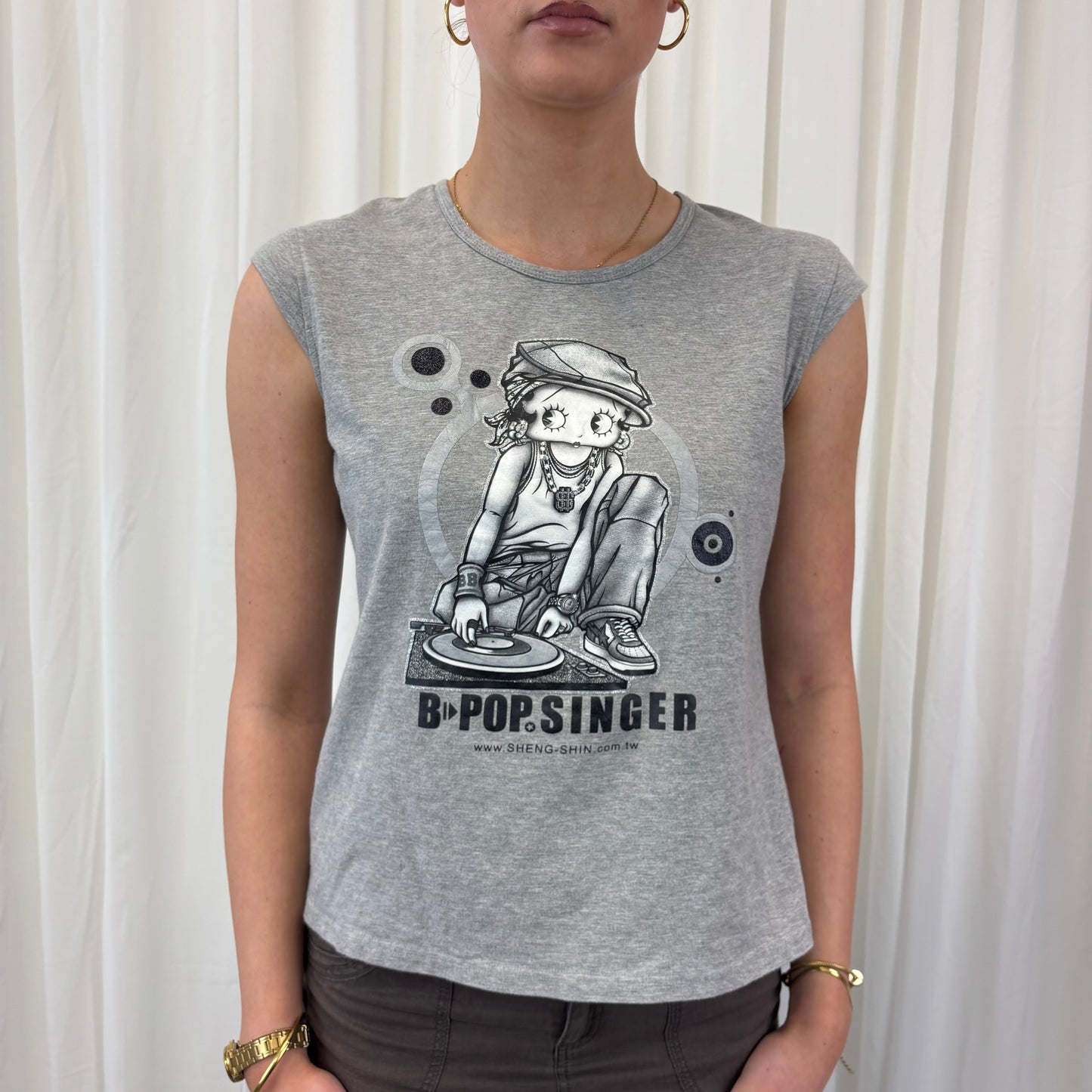Betty Boop Baby Tee Graphic