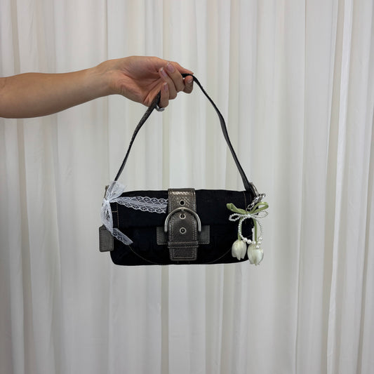 Coach Signature Snakeskin Soho Bag