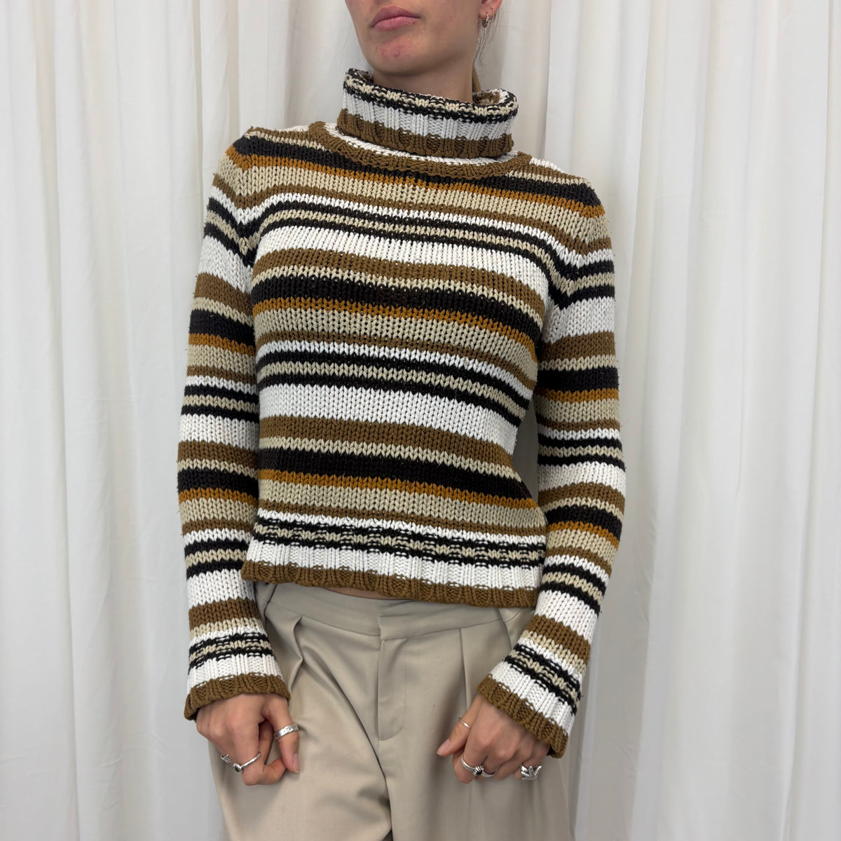 Striped Euro Y2K Knit