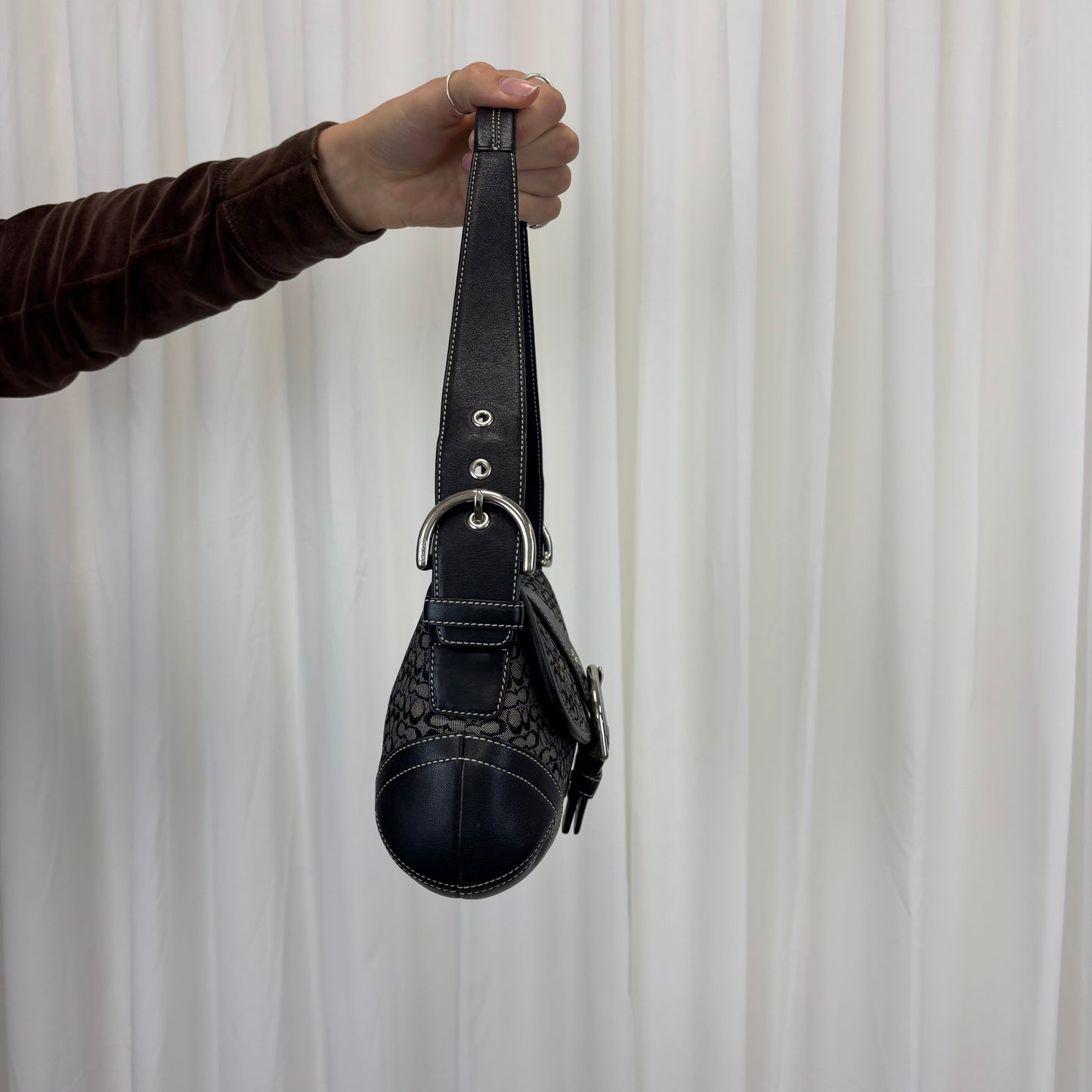 Coach Signature Mini Black Soho Bag