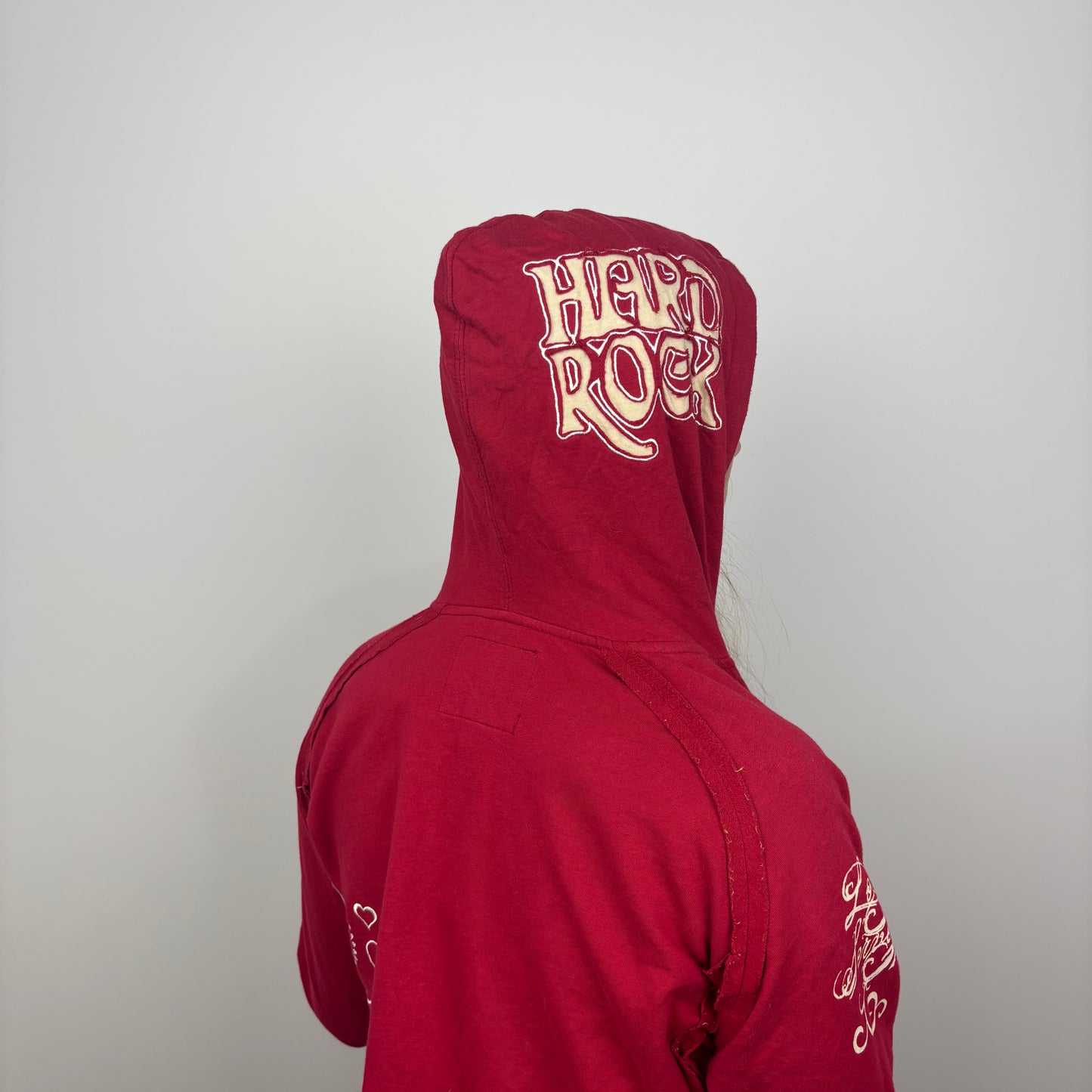 Red Hard Rock Cafe Y2K Hoodie