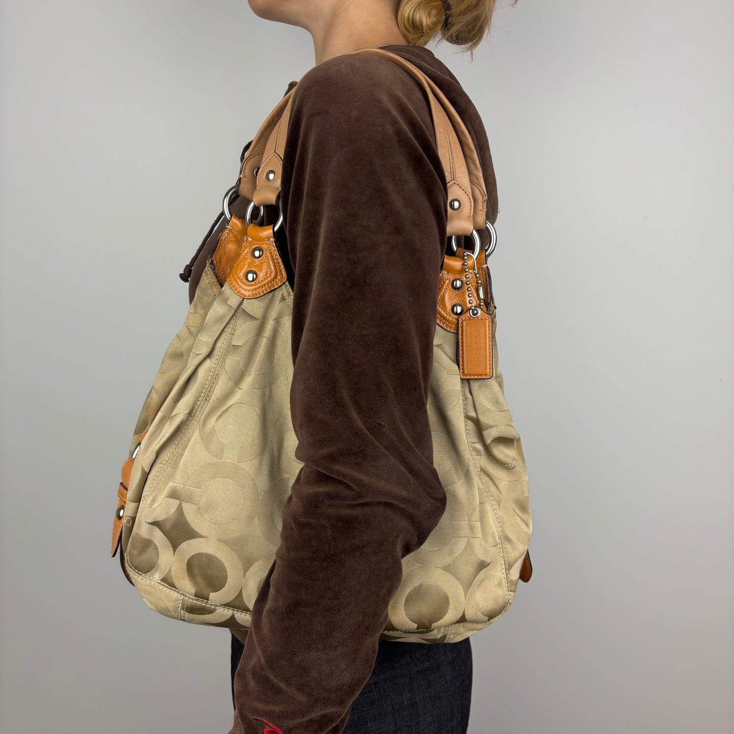 Coach Madison Maggie Pink Orange Bag