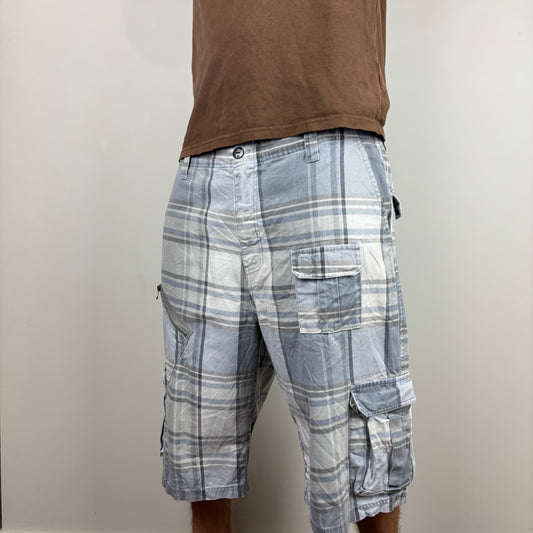 Crazy Southpole Cargo Plaid Shorts | Size 38
