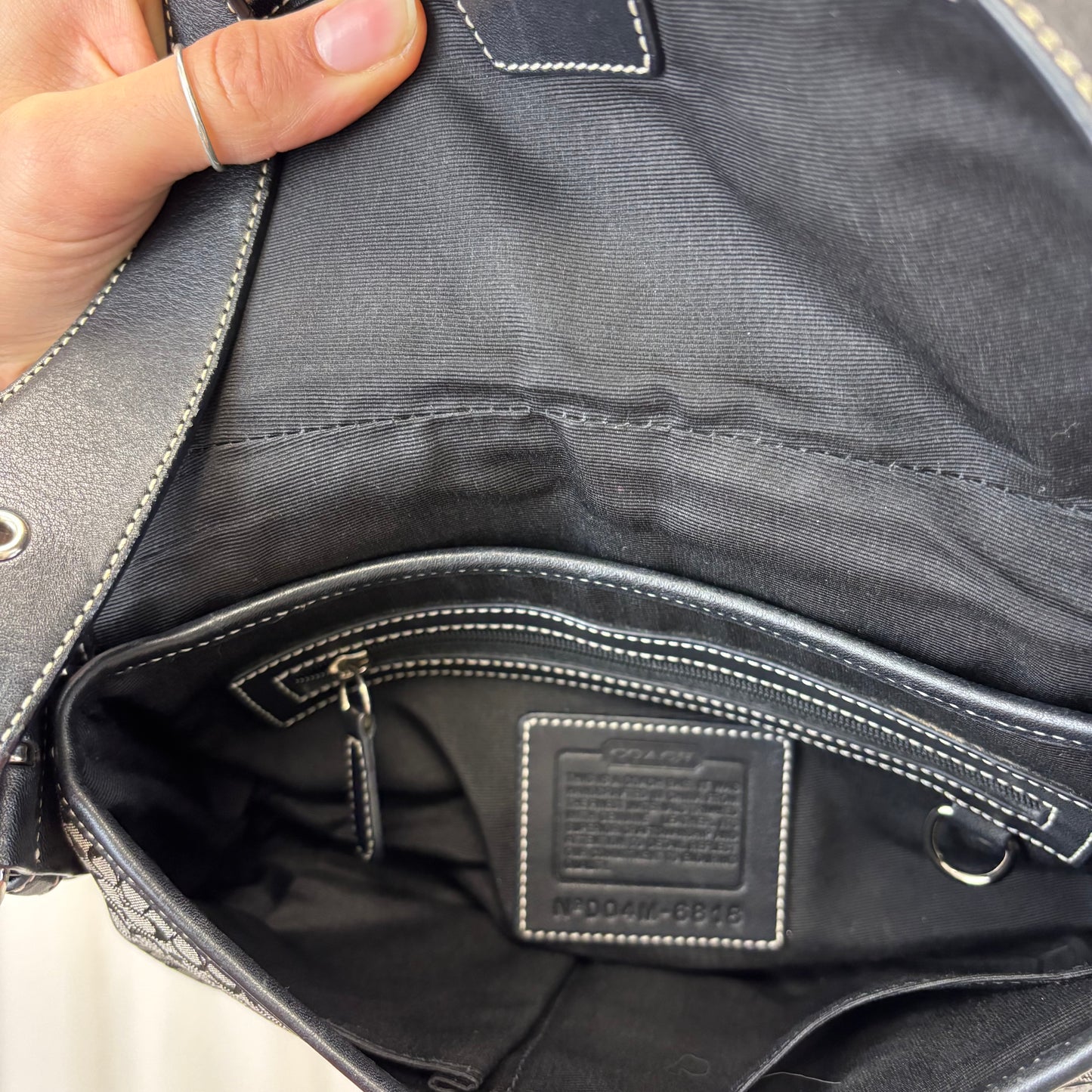 Coach Signature Mini Black Soho Bag
