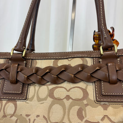 Coach Op Art Hamptons Medium Satchel Bag