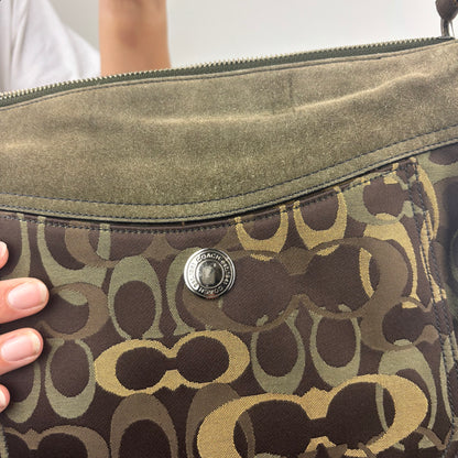 Coach Chelsea Optic Hobo Bag Brown