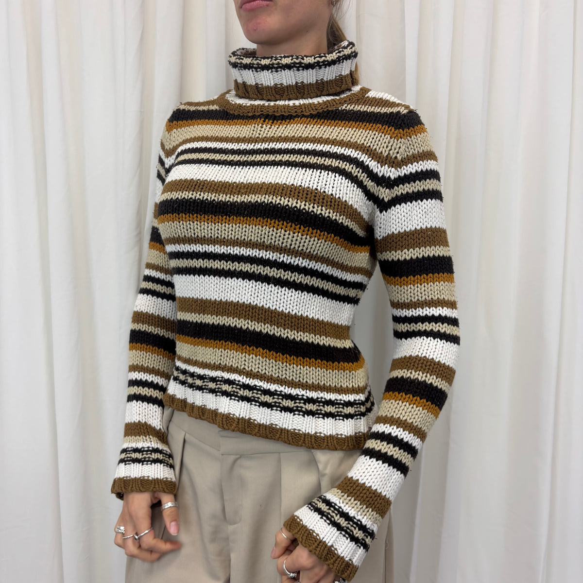 Striped Euro Y2K Knit