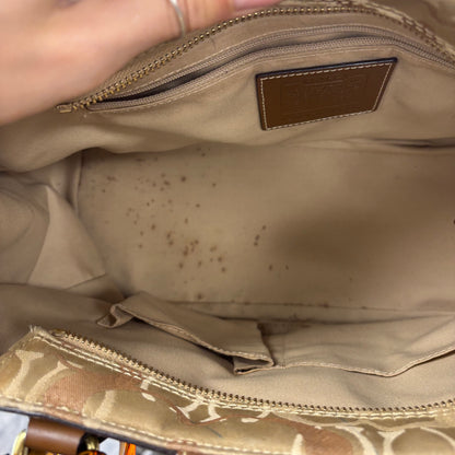 Coach Op Art Hamptons Medium Satchel Bag