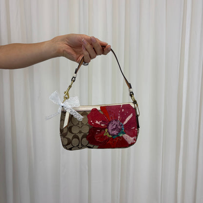 Coach Signature Poppy Floral Demi Bag