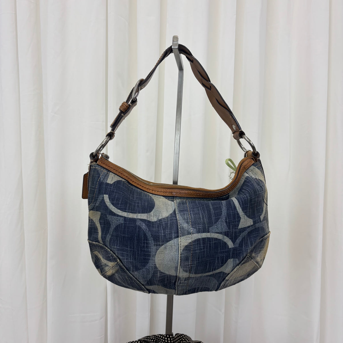 Coach Denim Braided Hobo Bag