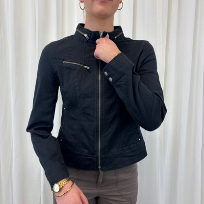 Express Black Biker Jacket