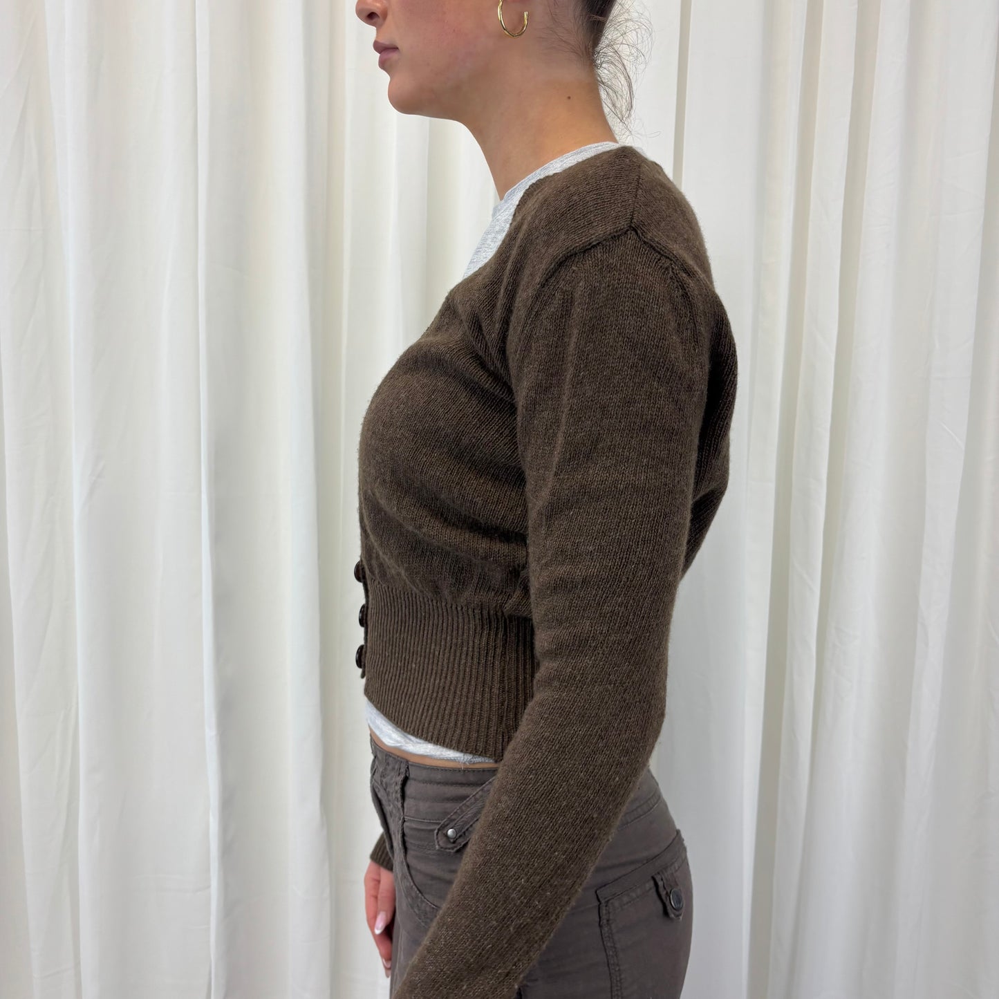 Y2K Italian Wool Cardigan