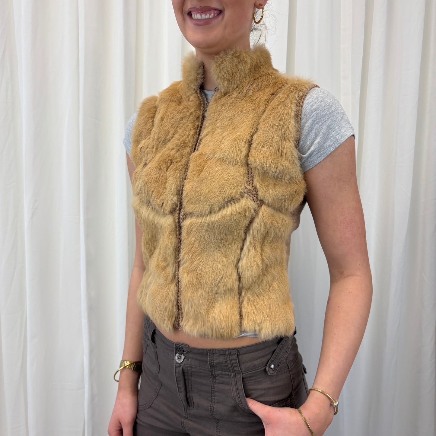 Rabbit Fur Vest