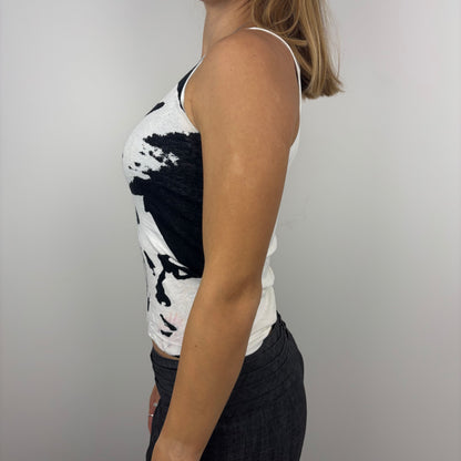 MNG Y2K Face Graphic Tank