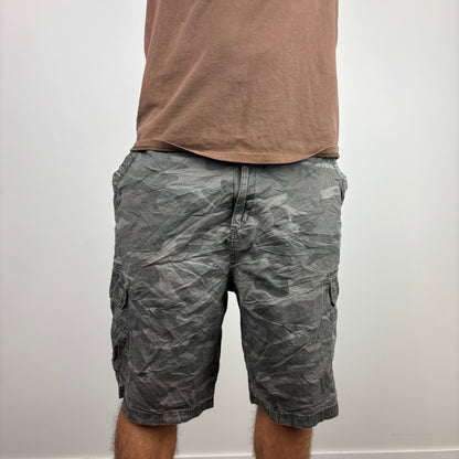 Dark Camo Plaid Cargos Adjustable Waist | Size S-L