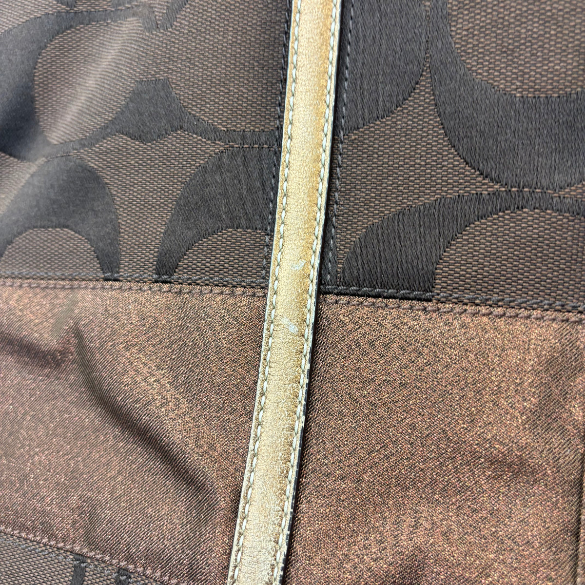 Coach Signature Large Stripe Tote Bag