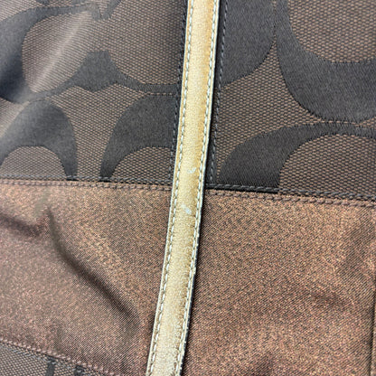 Coach Signature Large Stripe Tote Bag