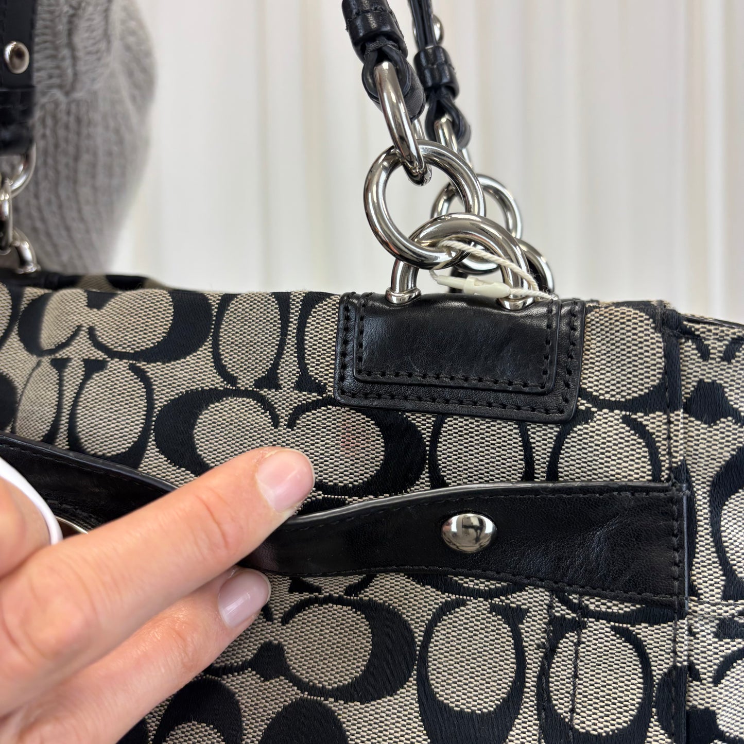 Coach Signature Penelope Carry All Tote Bag