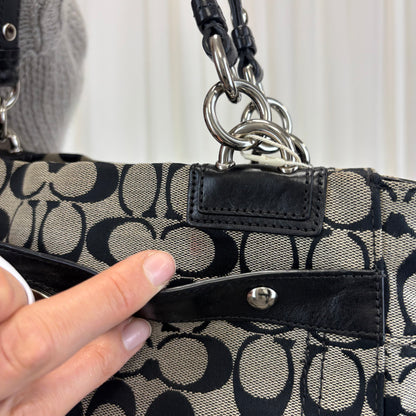 Coach Signature Penelope Carry All Tote Bag