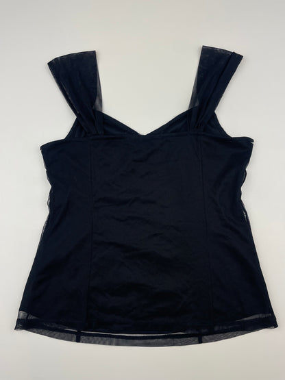 Beaded Black Cami