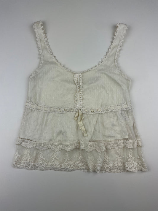 White Lace Tank
