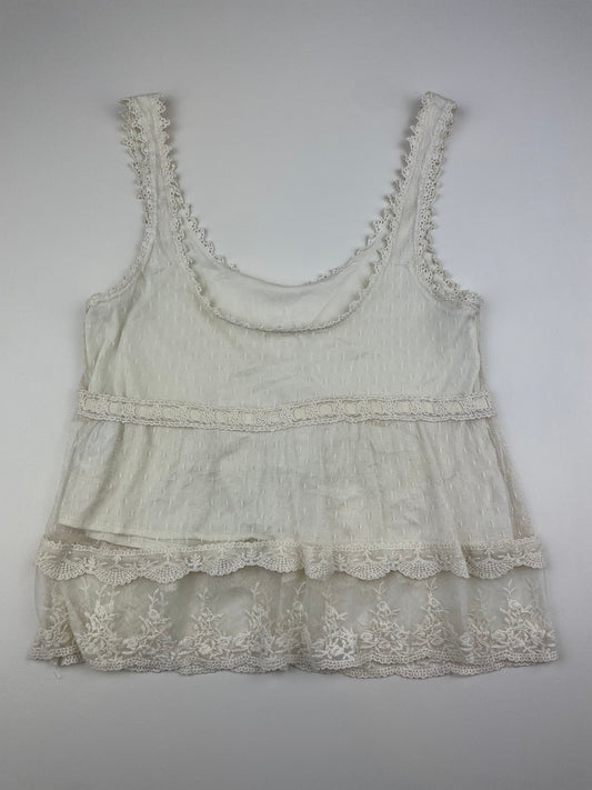 White Lace Tank