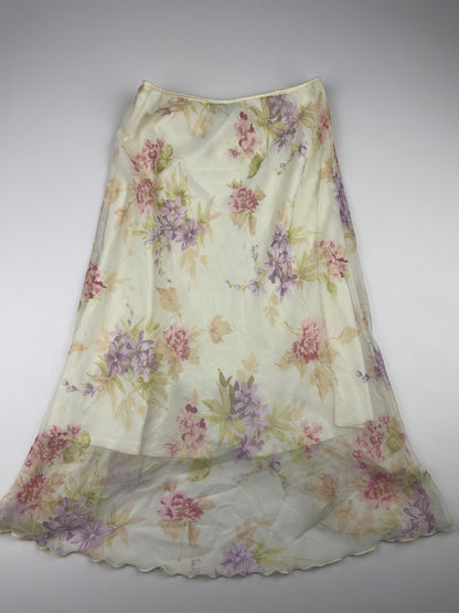 Yellow Summery Midi skirt