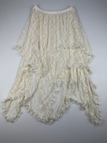 Layered Boho Lace Skirt
