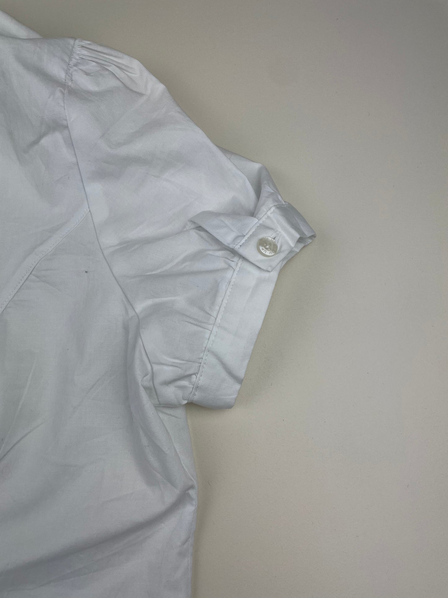 White Ruffled Blouse
